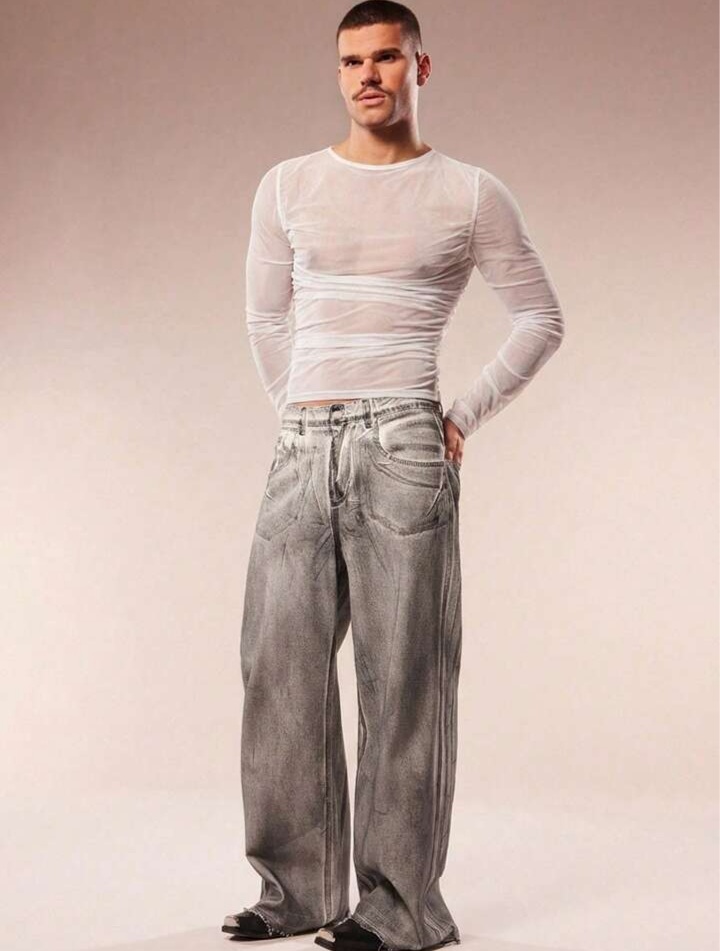 Men's Solid Color Round Neck Slim Fit Casual Daily Wear Sleeve T-Shirt